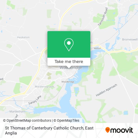 St Thomas of Canterbury Catholic Church map