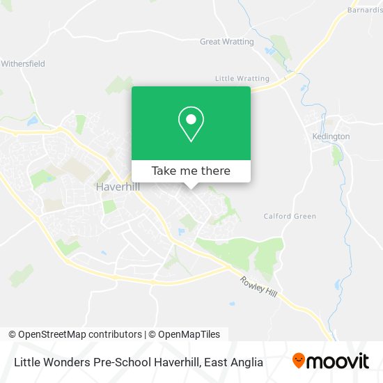 Little Wonders Pre-School Haverhill map