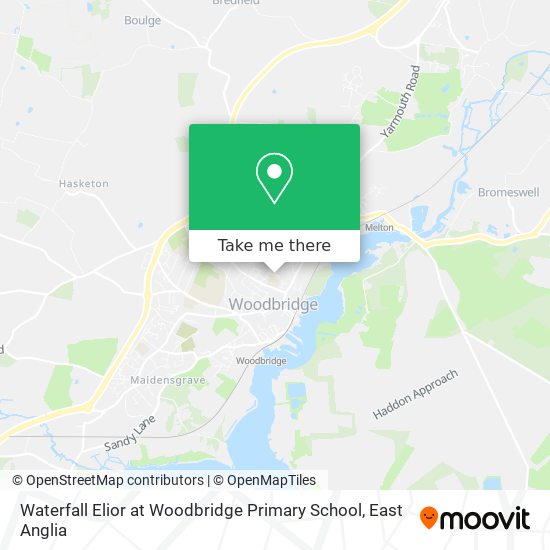 Waterfall Elior at Woodbridge Primary School map