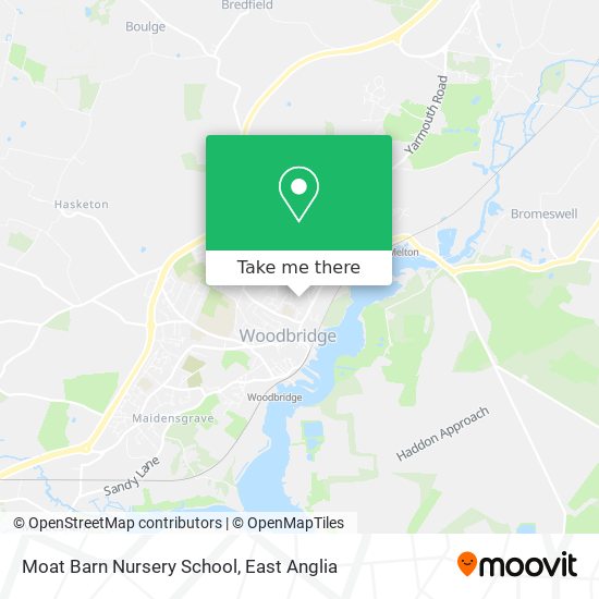 Moat Barn Nursery School map