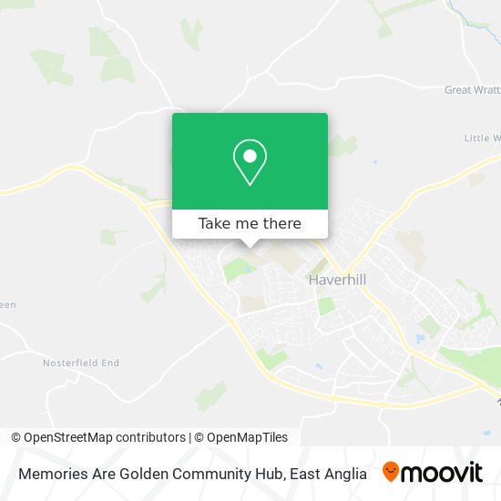 Memories Are Golden Community Hub map