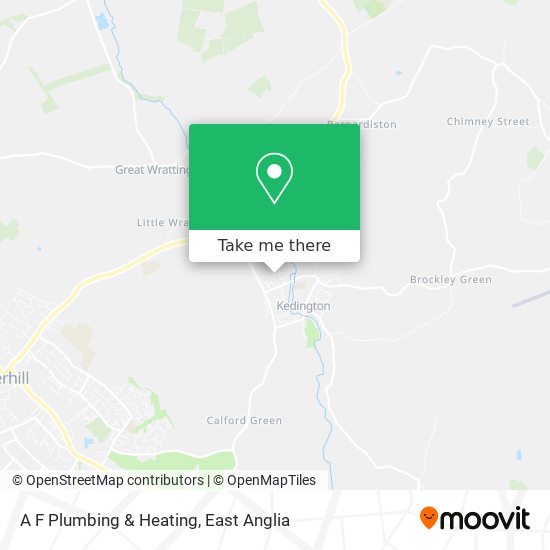 A F Plumbing & Heating map