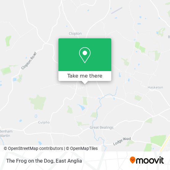 The Frog on the Dog map