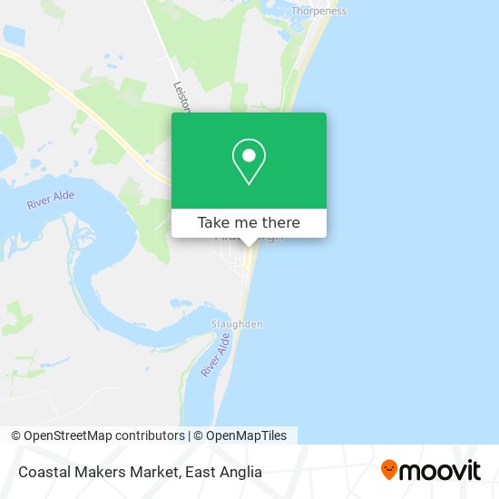 Coastal Makers Market map