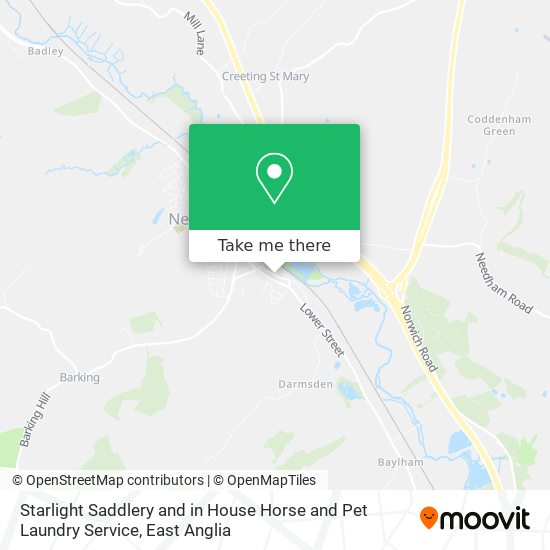 Starlight Saddlery and in House Horse and Pet Laundry Service map