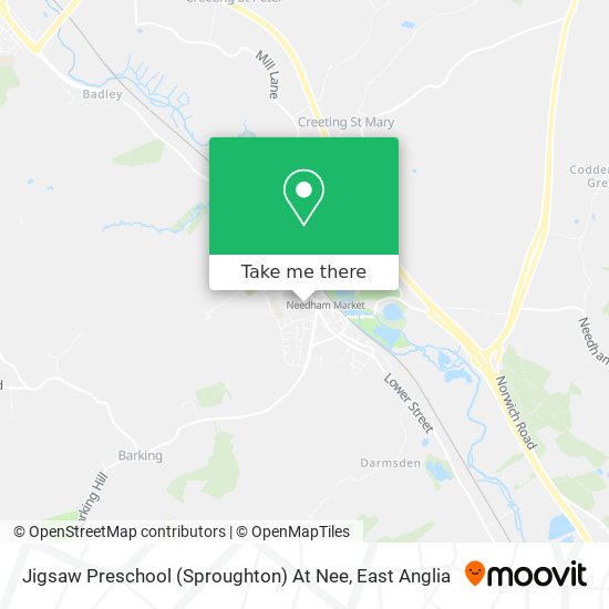 Jigsaw Preschool (Sproughton) At Nee map
