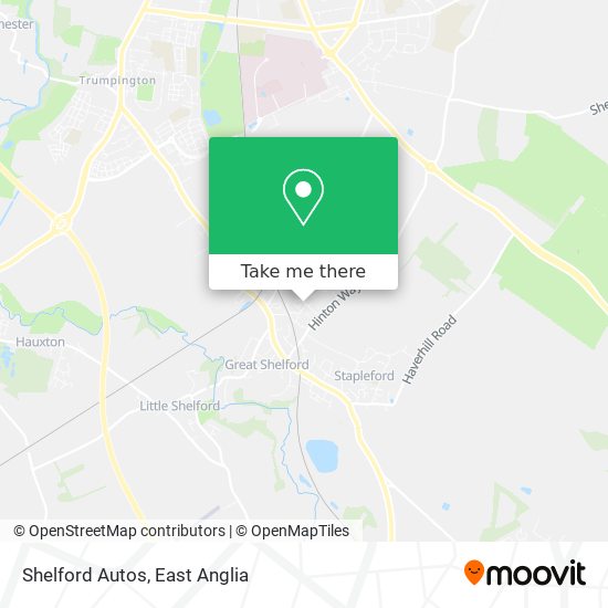 Shelford Autos map