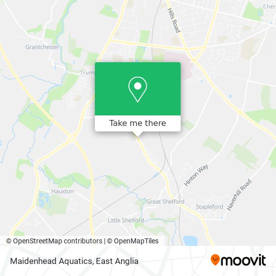 Maidenhead Aquatics map