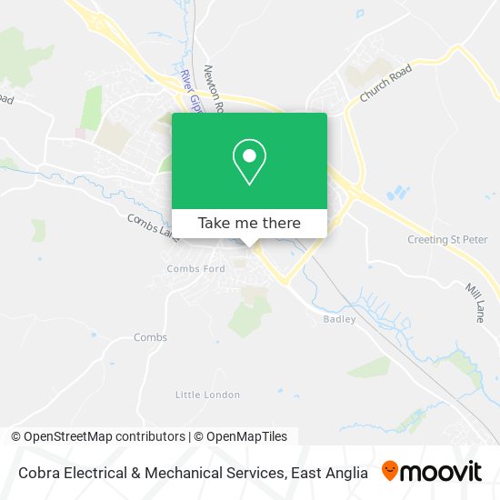 Cobra Electrical & Mechanical Services map