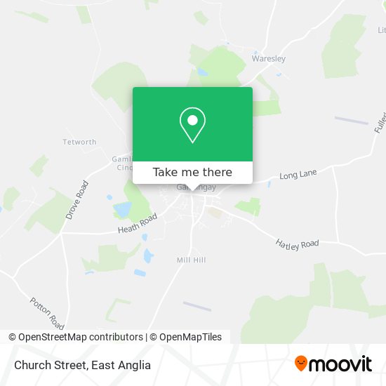 Church Street map