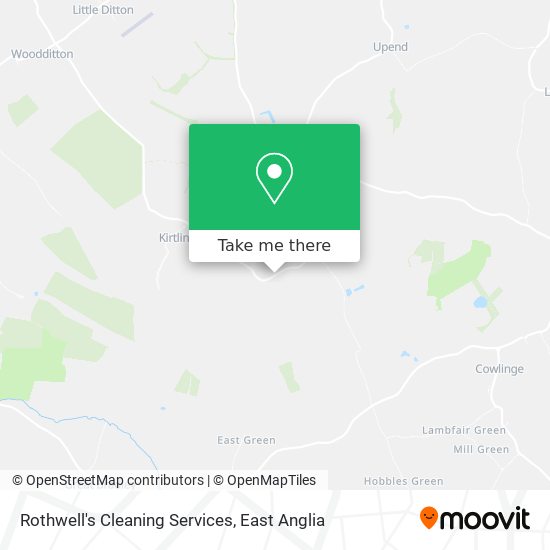 Rothwell's Cleaning Services map