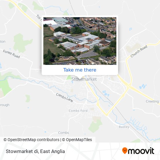 Stowmarket di map