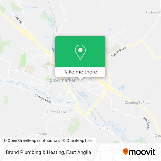 Brand Plumbing & Heating map