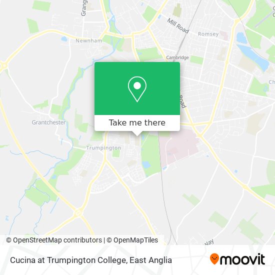 Cucina at Trumpington College map