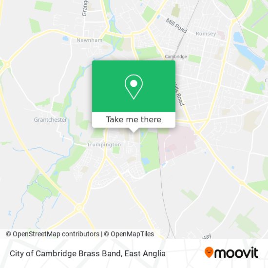 City of Cambridge Brass Band map