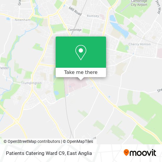 Patients Catering Ward C9 map