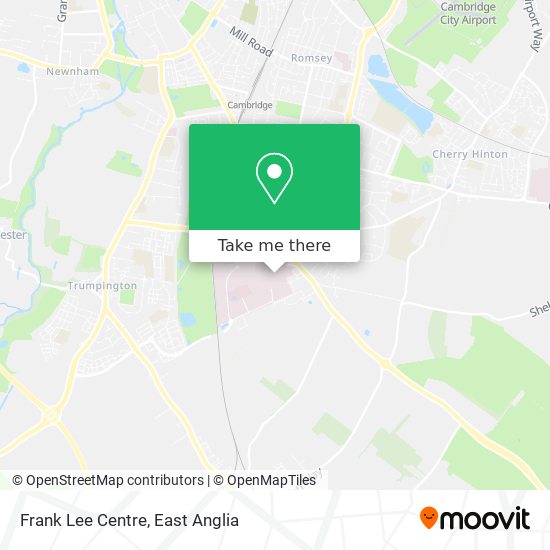 Frank Lee Centre map