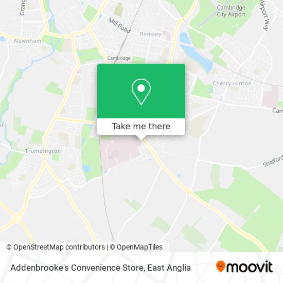 Addenbrooke's Convenience Store map