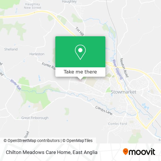 Chilton Meadows Care Home map
