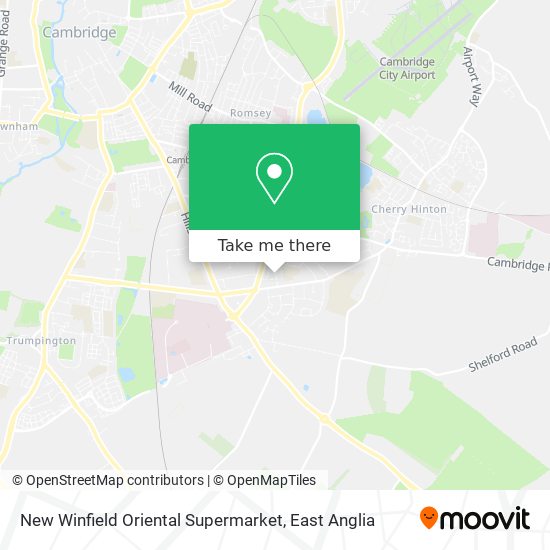New Winfield Oriental Supermarket map