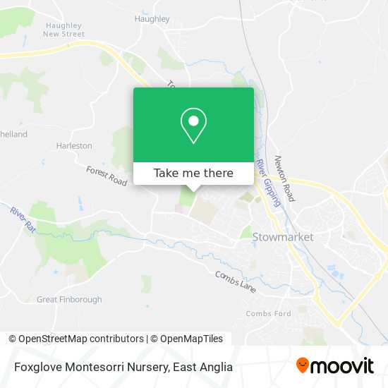 Foxglove Montesorri Nursery map