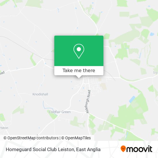 Homeguard Social Club Leiston map