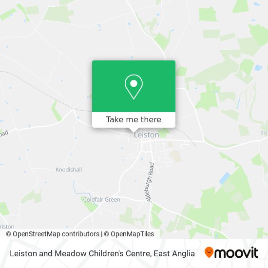 Leiston and Meadow Children's Centre map