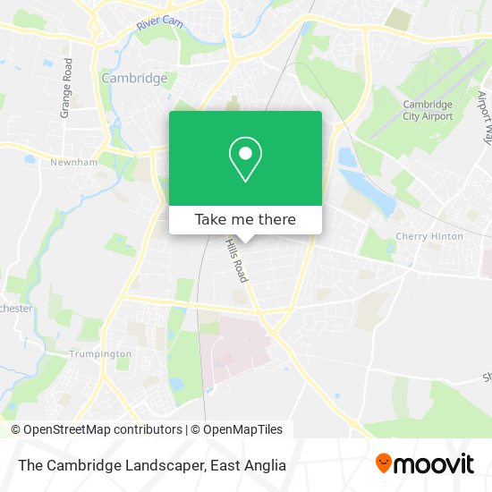 The Cambridge Landscaper map