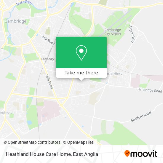 Heathland House Care Home map