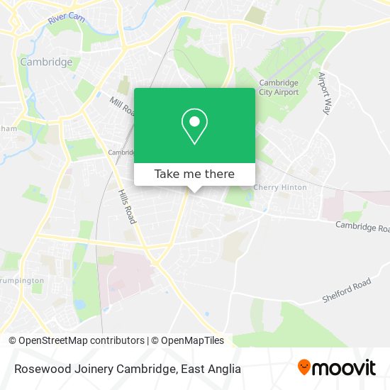 Rosewood Joinery Cambridge map