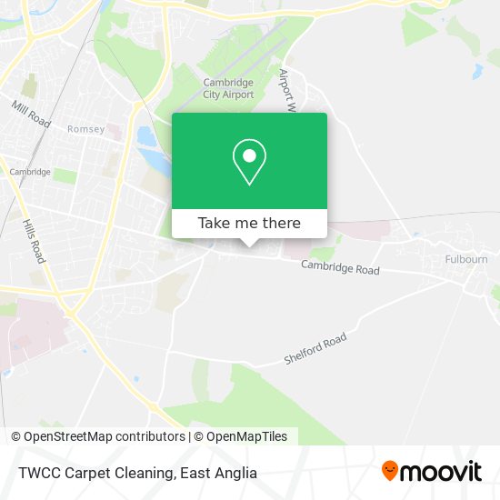 TWCC Carpet Cleaning map