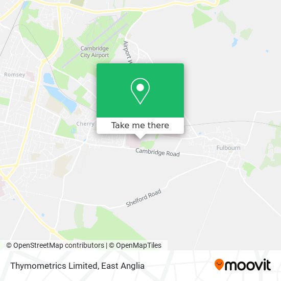 Thymometrics Limited map