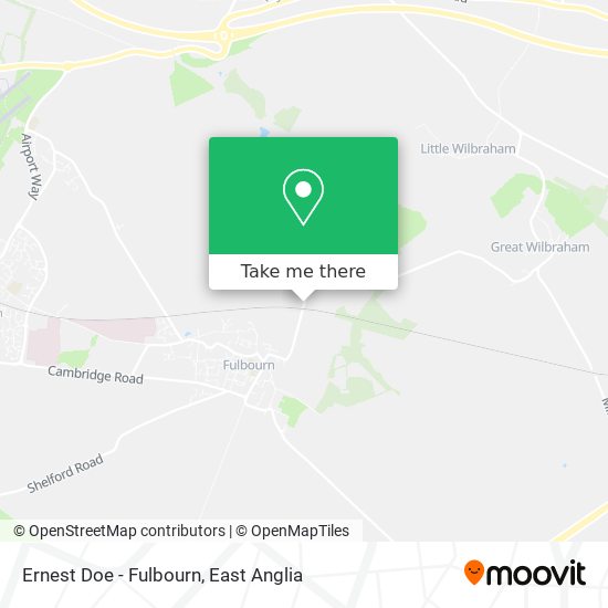 Ernest Doe - Fulbourn map