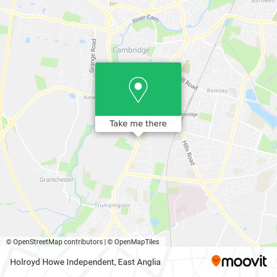 Holroyd Howe Independent map