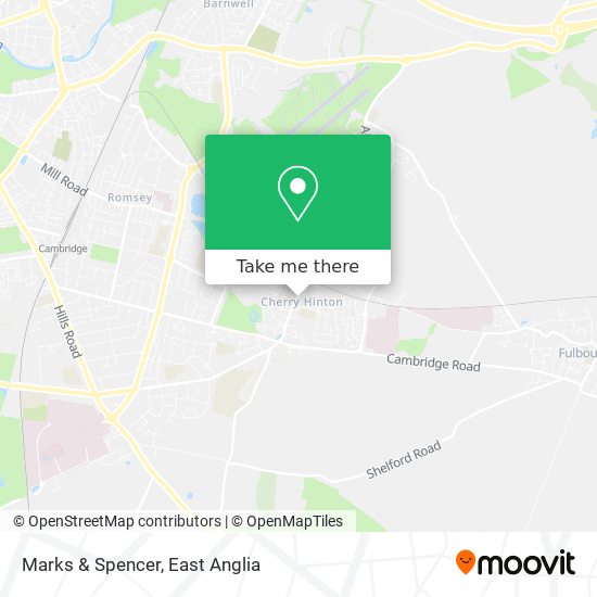 Marks & Spencer map