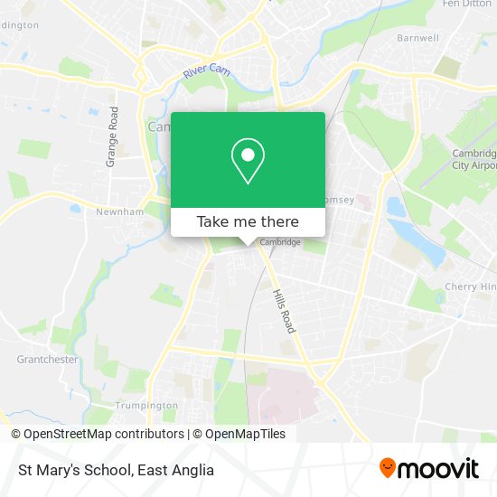 St Mary's School map