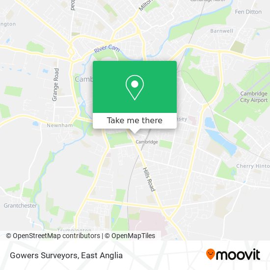 Gowers Surveyors map