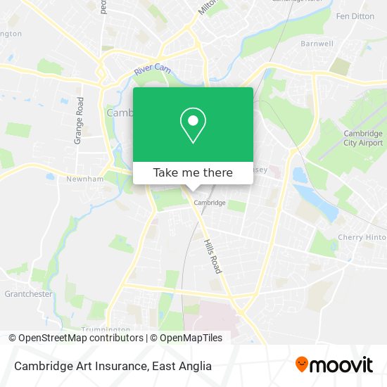 Cambridge Art Insurance map