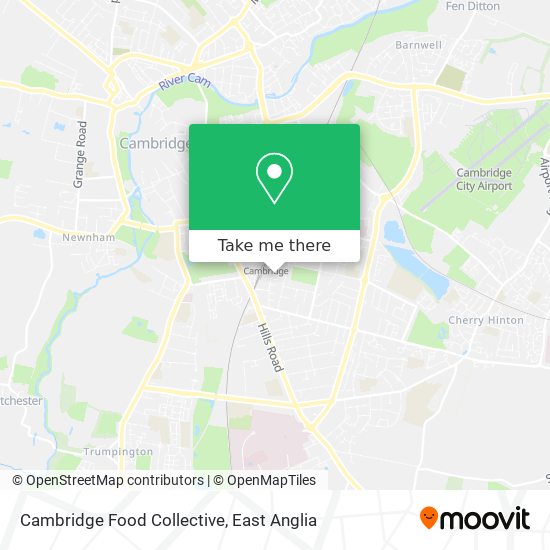 Cambridge Food Collective map