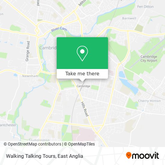 Walking Talking Tours map