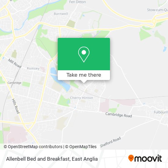 Allenbell Bed and Breakfast map
