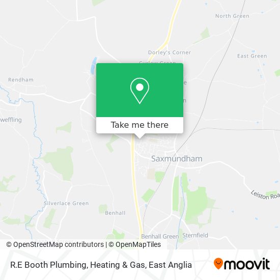 R.E Booth Plumbing, Heating & Gas map