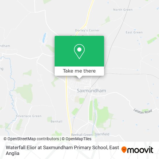 Waterfall Elior at Saxmundham Primary School map