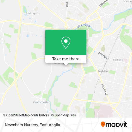 Newnham Nursery map