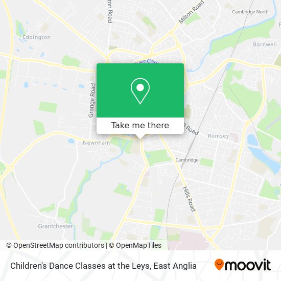 Children's Dance Classes at the Leys map