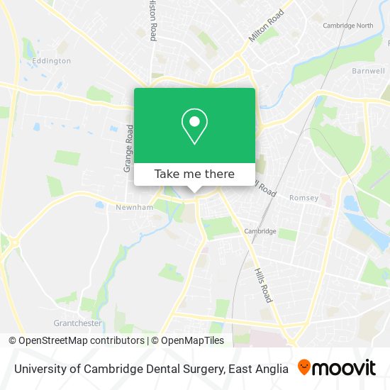 University of Cambridge Dental Surgery map