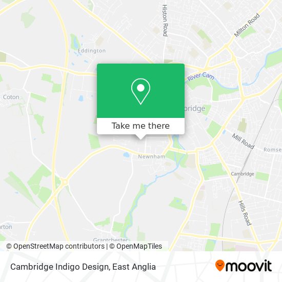 Cambridge Indigo Design map