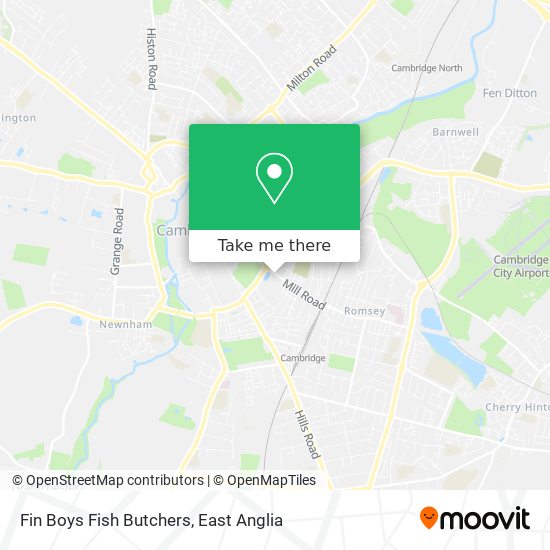 Fin Boys Fish Butchers map