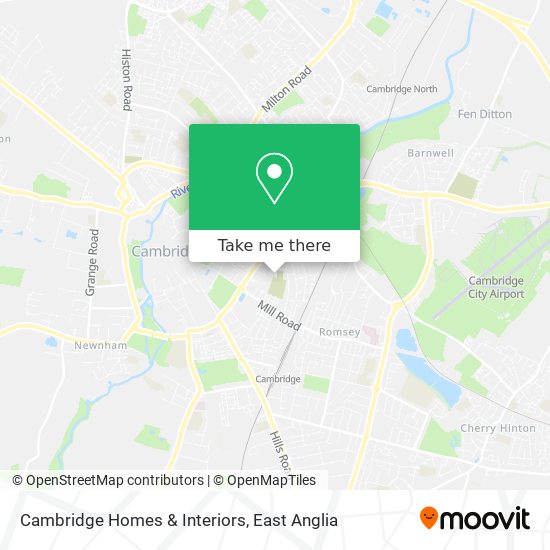 Cambridge Homes & Interiors map