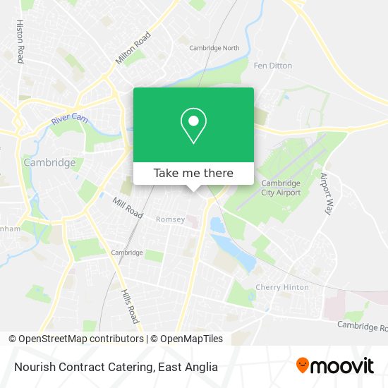 Nourish Contract Catering map